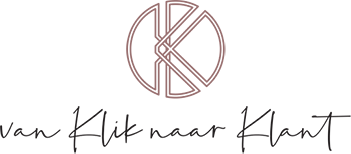 Logo Van Klik naar Klant - oud roze