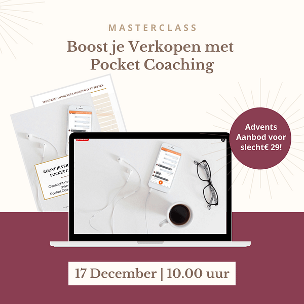 Boost je verkopen met Pocket Coaching